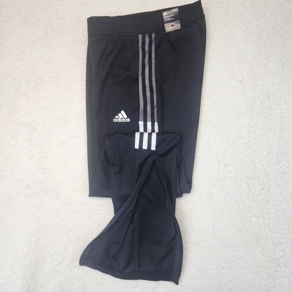 Adidas Tiro 21 Black White Striped Trackpant Women Size Small - Picture 10 of 11